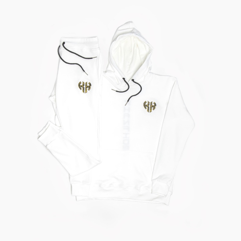 Khanfident Track Suit - White